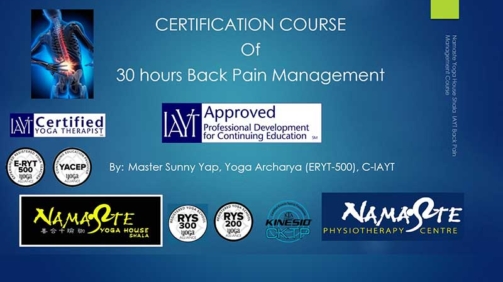 30 Hour Back Pain Management